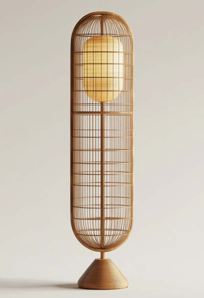 Wabi-sabi style floor lamps, living room sofa beside, bedroom bedside lamps, and traditional Chinese-style atmosphere lighting fixtures for homestays and hotels - Image 7