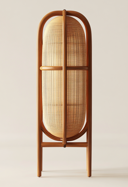 10 Wabi-sabi style restaurant rattan woven chandelier, Japanese retro shop restaurant hot pot restaurant lamp, Zen tea room lamp - Image 9