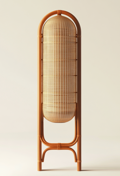 Wabi-sabi style restaurant rattan woven chandelier, Japanese retro store restaurant hot pot restaurant lamp, Zen tea room lamp - Image 6