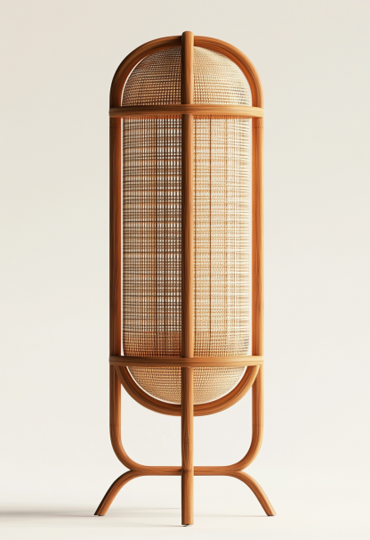 10 Wabi-sabi style restaurant rattan woven chandelier, Japanese retro shop restaurant hot pot restaurant lamp, Zen tea room lamp - Image 8