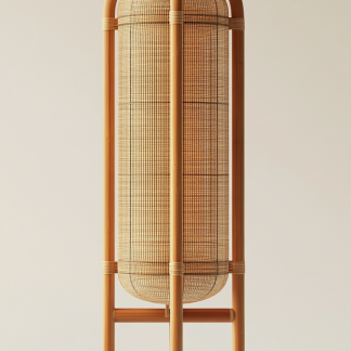 Wabi-sabi style restaurant, rattan weaving floor lamp, tea guesthouse, Japanese retro lamp, 10 Zen shops, hotel, commercial