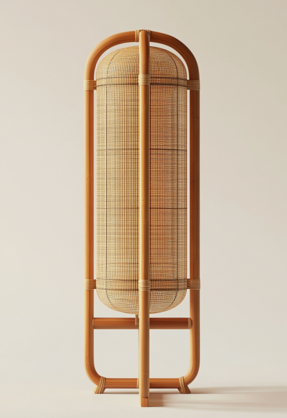 Wabi-sabi style restaurant, rattan weaving floor lamp, tea guesthouse, Japanese retro lamp, 10 Zen shops, hotel, commercial