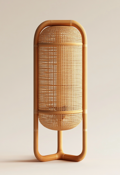 Wabi-sabi style floor lamps, living room sofa beside, bedroom bedside lamps, and traditional Chinese-style atmosphere lighting fixtures for homestays and hotels
