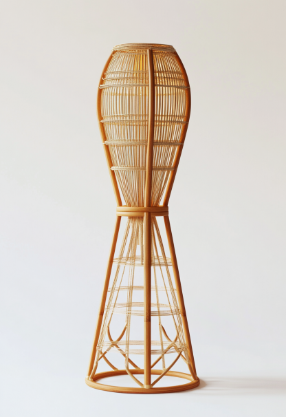 Wabi-sabi style restaurant, rattan weaving floor lamp clothing store, Japanese retro coffee shop, hot pot restaurant, shop catering - Image 5