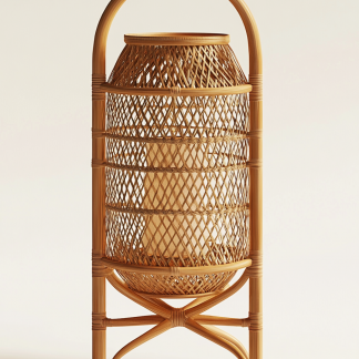 10 Wabi-sabi style restaurant rattan woven chandelier, Japanese retro shop restaurant hot pot restaurant lamp, Zen tea room lamp
