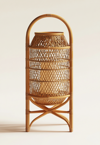 10 Wabi-sabi style restaurant rattan woven chandelier, Japanese retro shop restaurant hot pot restaurant lamp, Zen tea room lamp