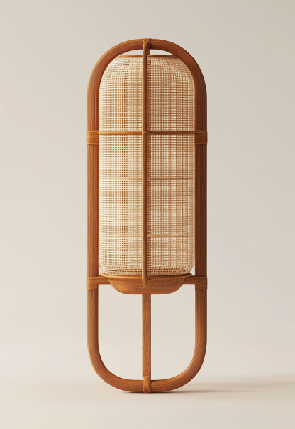 Wabi-sabi style restaurant rattan woven chandelier, Japanese retro store restaurant hot pot restaurant lamp, Zen tea room lamp - Image 4