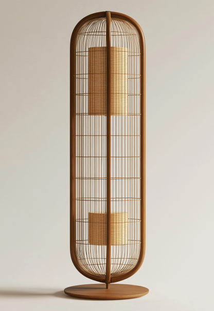 Wabi-sabi style restaurant rattan woven chandelier, Japanese retro store restaurant hot pot restaurant lamp, Zen tea room lamp - Image 2