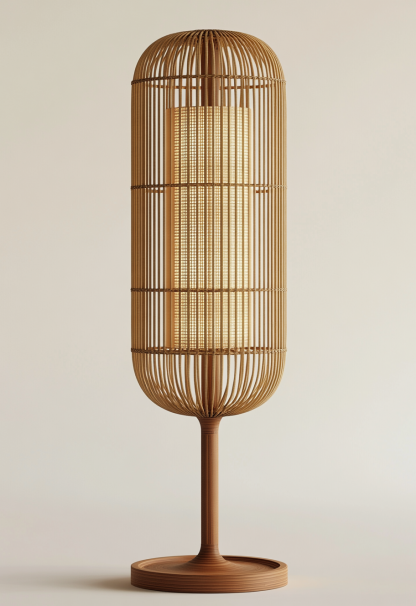Wabi-sabi style floor lamps, living room sofa beside, bedroom bedside lamps, and traditional Chinese-style atmosphere lighting fixtures for homestays and hotels - Image 9