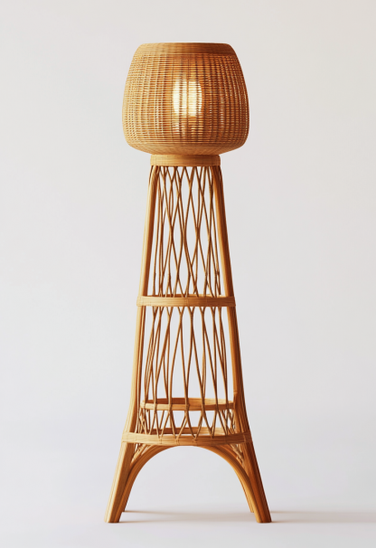 Wabi-sabi style restaurant, rattan weaving floor lamp, tea guesthouse, Japanese retro lamp, 10 Zen shops, hotel, commercialWabi-sabi style restaurant, rattan weaving floor lamp, tea guesthouse, Japanese retro lamp, 10 Zen shops, hotel, commercial - Image 5