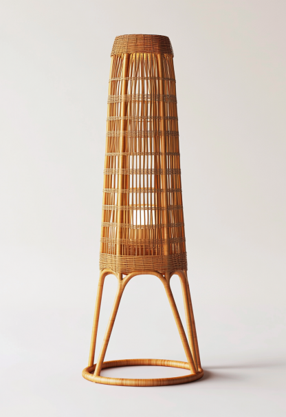 Wabi-sabi style restaurant, rattan weaving floor lamp, tea guesthouse, Japanese retro lamp, 10 Zen shops, hotel, commercialWabi-sabi style restaurant, rattan weaving floor lamp, tea guesthouse, Japanese retro lamp, 10 Zen shops, hotel, commercial - Image 4