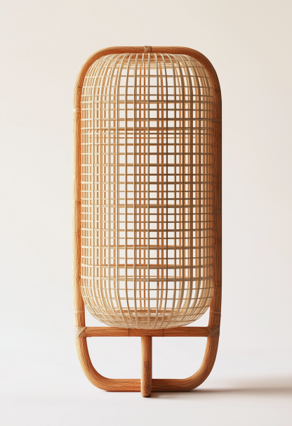 The popular grass skirt lamp, floor lamp, living room atmosphere lamp, sofa decoration, bedroom light luxury live streaming background, cream-style creative - Image 3