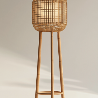Wabi-sabi style restaurant, rattan weaving floor lamp clothing store, Japanese retro coffee shop, hot pot restaurant, shop catering