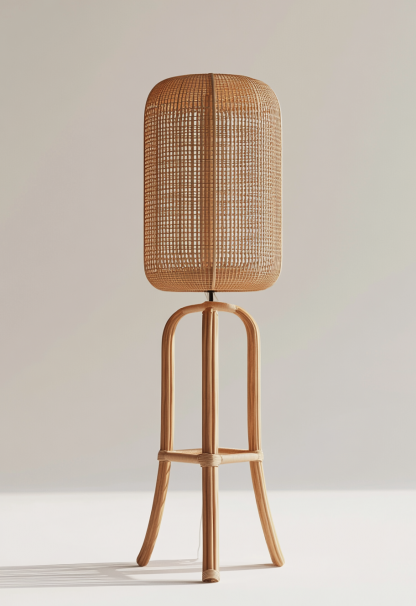 Wabi-sabi style restaurant, rattan weaving floor lamp clothing store, Japanese retro coffee shop, hot pot restaurant, shop catering - Image 3