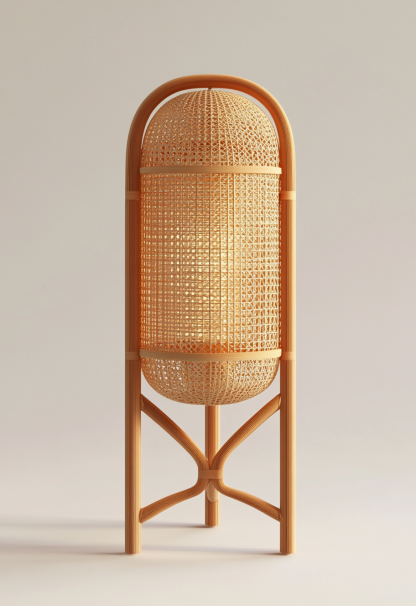 Wabi-sabi style restaurant, rattan weaving floor lamp clothing store, Japanese retro coffee shop, hot pot restaurant, shop catering - Image 9