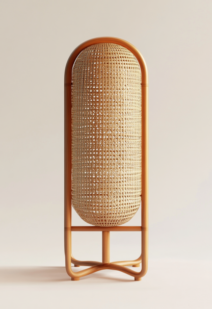 Wabi-sabi style restaurant, rattan weaving floor lamp clothing store, Japanese retro coffee shop, hot pot restaurant, shop catering - Image 7