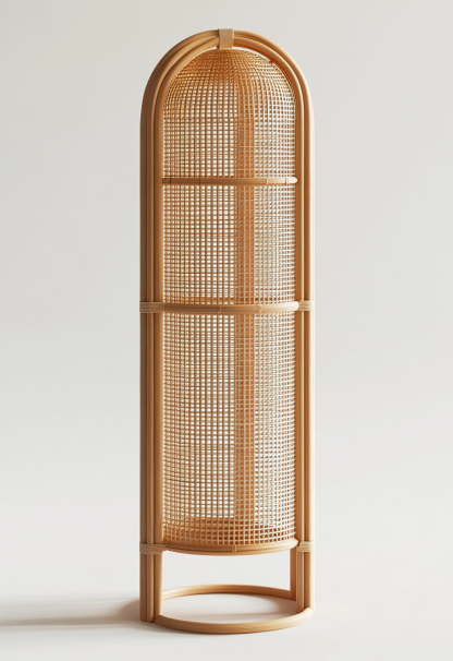 Wabi-sabi style restaurant, rattan weaving floor lamp shop, bedroom hotel, tea room, Japanese retro dining table, guesthouse hotel - Image 4