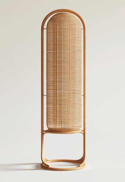 Wabi-sabi style restaurant, rattan weaving floor lamp shop, bedroom hotel, tea room, Japanese retro dining table, guesthouse hotel - Image 3