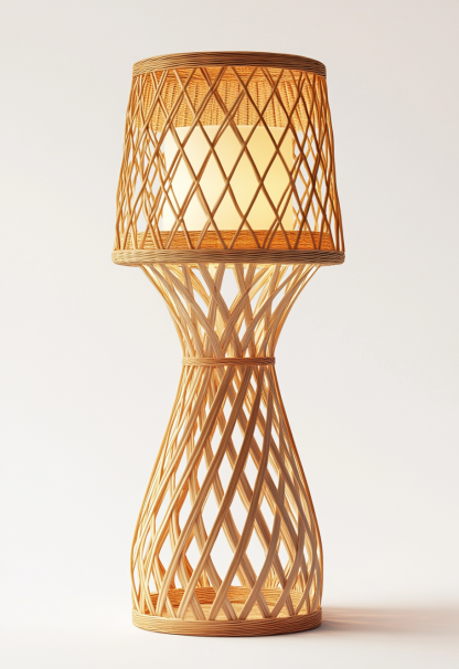 Handmade study, Chinese floor lamp, Japanese retro store decoration, bedroom, homestay, tea room - Image 5
