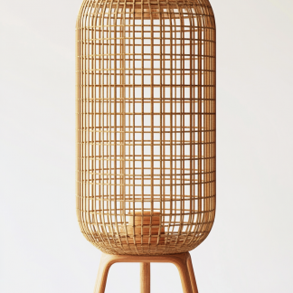 Wabi-sabi style restaurant, rattan weaving floor lamp clothing store, Japanese retro coffee shop, hot pot restaurant, shop catering