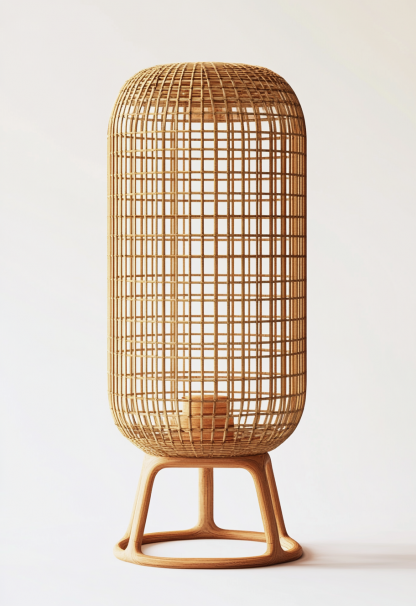 Wabi-sabi style restaurant, rattan weaving floor lamp clothing store, Japanese retro coffee shop, hot pot restaurant, shop catering