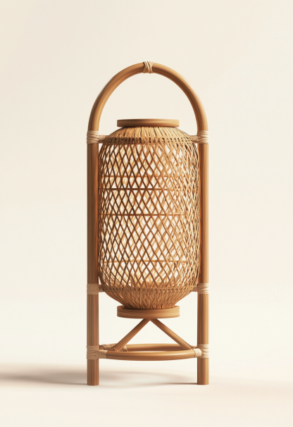 10 Wabi-sabi style restaurant rattan woven chandelier, Japanese retro shop restaurant hot pot restaurant lamp, Zen tea room lamp - Image 4