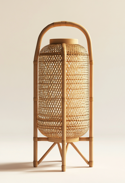 10 Wabi-sabi style restaurant rattan woven chandelier, Japanese retro shop restaurant hot pot restaurant lamp, Zen tea room lamp - Image 2