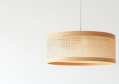 New Chinese-style Zen-inspired tea room lamp, creative and personalized three-head dining room lamp, branch lamp, bamboo woven chandelier - Image 9