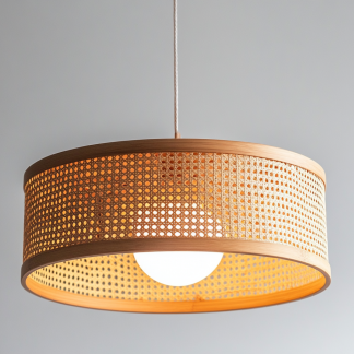 Wabi-sabi style rattan chandelier, living room, dining room, bedroom bedside lamp, modern, simple, light luxury and high-end standing table lamp