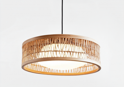 Wabi-sabi style rattan chandelier, living room, dining room, bedroom bedside lamp, modern, simple, light luxury and high-end standing table lamp - Image 7