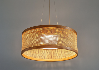 Wabi-sabi style solid wood chandelier, wooden wabi-sabi style dining table, study, tea room, retro guesthouse, Japanese lamps - Image 3