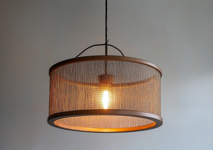 Chinese-style solid wood chandelier, wooden wabi-sabi style dining table, study, tea room, retro guesthouse, Japanese lamps - Image 5
