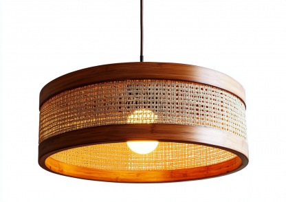 Wabi-sabi style rattan chandelier, living room, dining room, bedroom bedside lamp, modern, simple, light luxury and high-end standing table lamp - Image 8