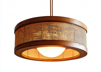 Wabi-sabi style rattan chandelier, living room, dining room, bedroom bedside lamp, modern, simple, light luxury and high-end standing table lamp