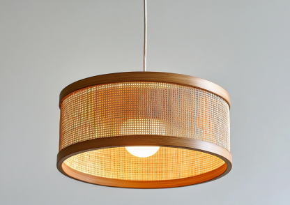 Japanese wabi-sabi restaurant chandelier, simple hot pot restaurant booth tea room lamp, dining shop fabric coffee shop bar table lamp - Image 5