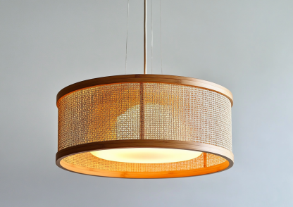 Wabi-sabi style rattan chandelier, dining room bar counter, living room, Southeast Asian creative and simple bedroom, dining room, bamboo weaving lamps - Image 7