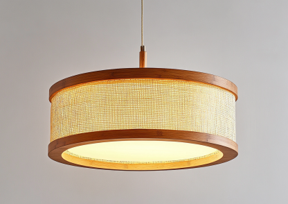 Japanese wabi-sabi restaurant chandelier, simple hot pot restaurant booth tea room lamp, dining shop fabric coffee shop bar table lamp - Image 8