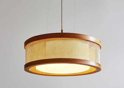 Japanese wabi-sabi restaurant chandelier, simple hot pot restaurant booth tea room lamp, dining shop fabric coffee shop bar table lamp