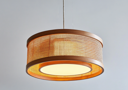 Japanese wabi-sabi restaurant chandelier, simple hot pot restaurant booth tea room lamp, dining shop fabric coffee shop bar table lamp - Image 3