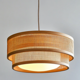 Wabi-sabi style solid wood chandelier, wooden wabi-sabi style dining table, study, tea room, retro guesthouse, Japanese lamps