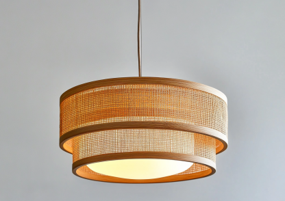 Wabi-sabi style solid wood chandelier, wooden wabi-sabi style dining table, study, tea room, retro guesthouse, Japanese lamps