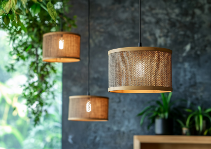 Wabi-sabi style rattan chandelier, living room, dining room, bedroom bedside lamp, modern, simple, light luxury and high-end standing table lamp - Image 2
