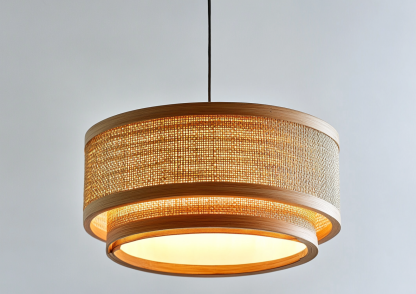 Wabi-sabi style rattan chandelier, living room, dining room, bedroom bedside lamp, modern, simple, light luxury and high-end standing table lamp - Image 2