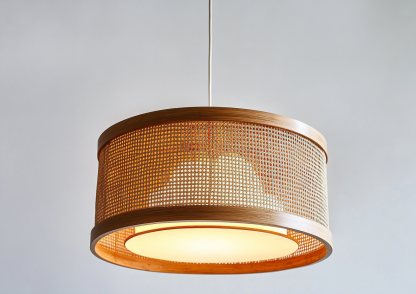 Wabi-sabi style rattan chandelier, living room, dining room, tea room, bamboo chandelier, Chinese-style creative and personalized homestay bamboo art chandelier - Image 9