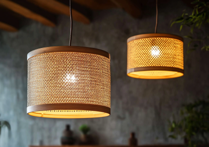 Wabi-sabi style rattan chandelier, living room, dining room, bedroom bedside lamp, modern, simple, light luxury and high-end standing table lamp - Image 6