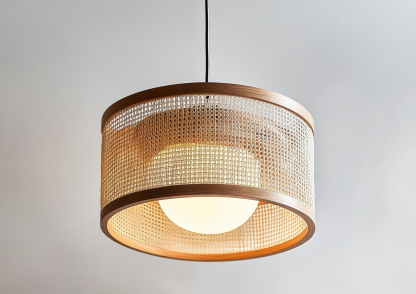 Wabi-sabi style rattan chandelier, living room, dining room, bedroom bedside lamp, modern, simple, light luxury and high-end standing table lamp