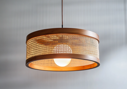 New Chinese-style Zen-inspired tea room lamp, creative and personalized three-head dining room lamp, branch lamp, bamboo woven chandelier