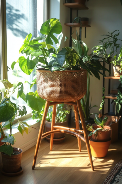 Wabi-sabi style bamboo and rattan chandelier, Zen tea room, homestay designer, living room, bedroom, dining room, retro Japanese personality - Image 8