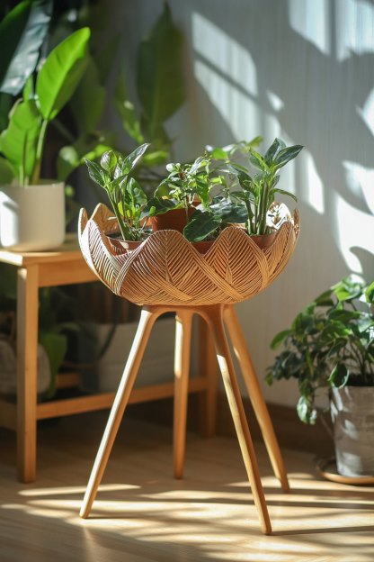 Wabi-sabi style bamboo and rattan chandelier, Zen tea room, homestay designer, living room, bedroom, dining room, retro Japanese personality - Image 5