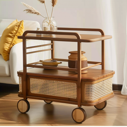 Small cart, advanced medical hairdressing, mobile storage rack, plastic surgery care instrument, hand-pushed tool cart - Image 9